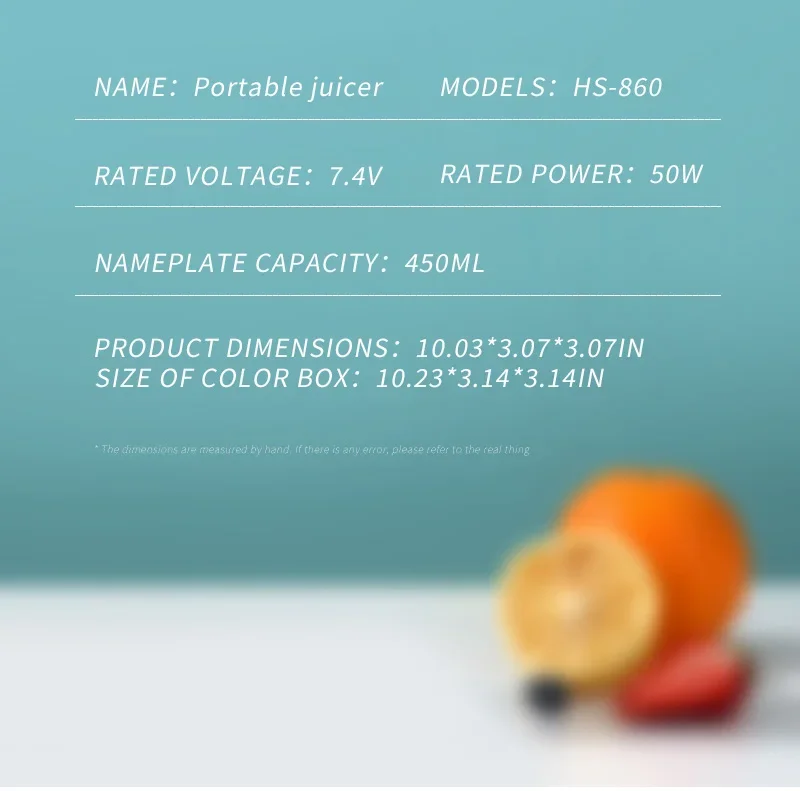 2025 New Household Charging MINI Crushed Ice Electric Juicer Powerful Motor 450ML Large Capacity Digital Display Juice Cup