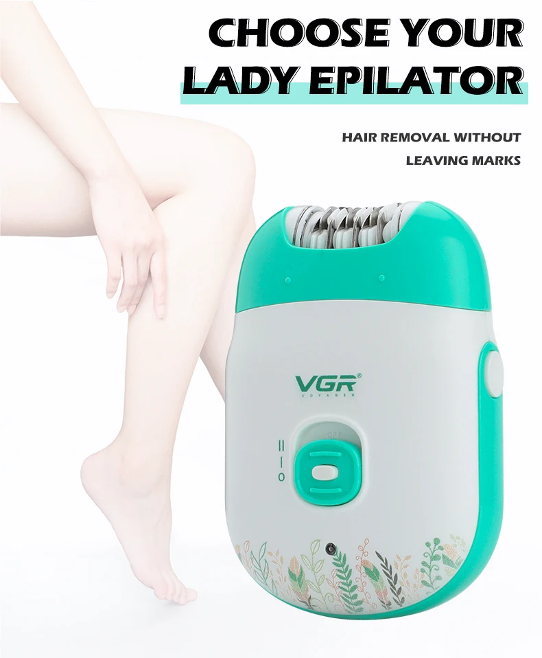 VGR 726 New Epilator Women Shaver Mini Plucker USB Rechargeable Electric Pedicure for Face Legs Bikini