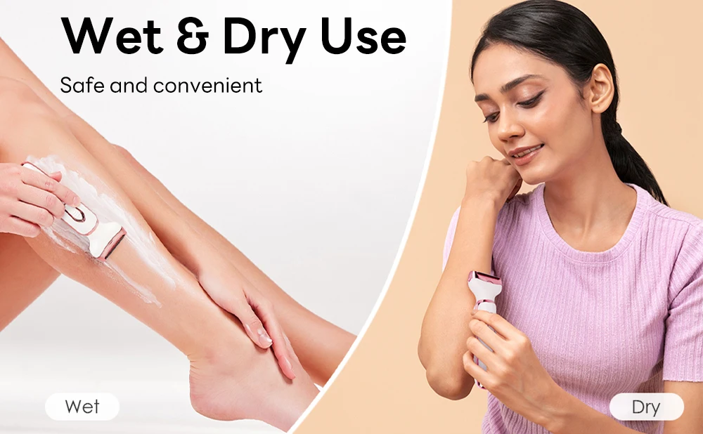 4 in 1 Electric Epilator Bikini Eyebrow Nose Women Lady Facial Hair Removal Trimmer Face Body Painless Female Shaver Depilator