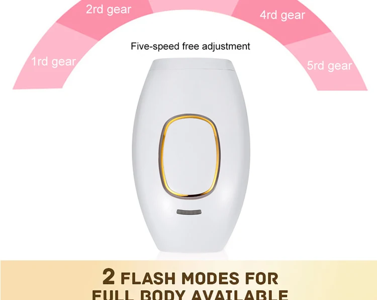 Body Bikini IPL 500,000 Flash Depilator Pulses Permanent Laser Epilator Painless For Women Hair Removal Home Use Devices