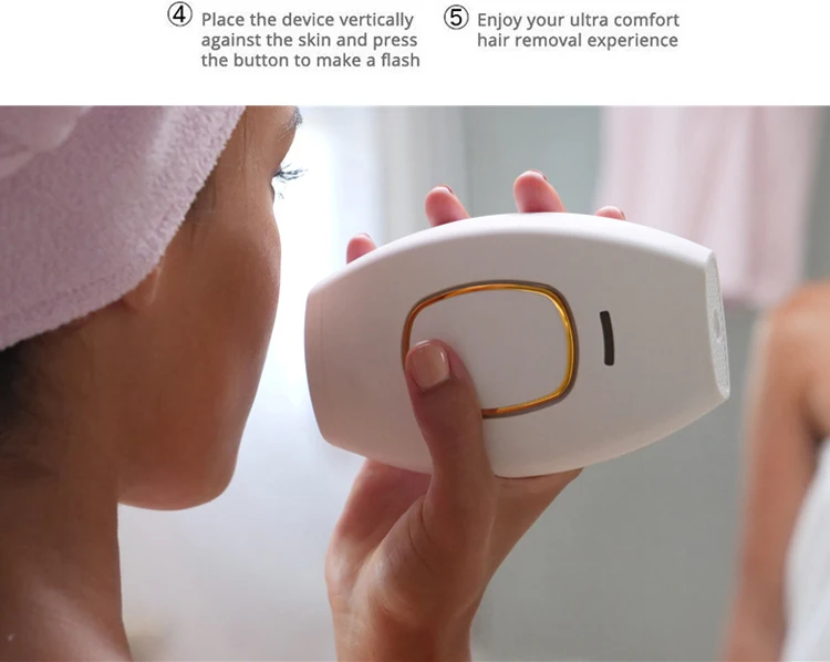 Body Bikini IPL 500,000 Flash Depilator Pulses Permanent Laser Epilator Painless For Women Hair Removal Home Use Devices