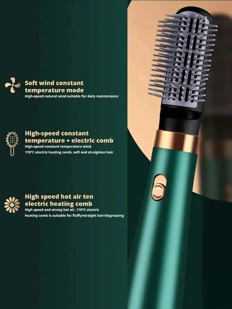 3-in-1 Hair Styling Tool with 110000 RPM Air Brush, Negative Ion Hair Care Dryer, Multifunctional Hair Styling Comb for Blow Dry 3-in-1 Hair Styling Tool with 110000 RPM Air Brush, Negative Ion Hair Care Dryer, Multifunctional Hair Styling Comb for Blow Dry
