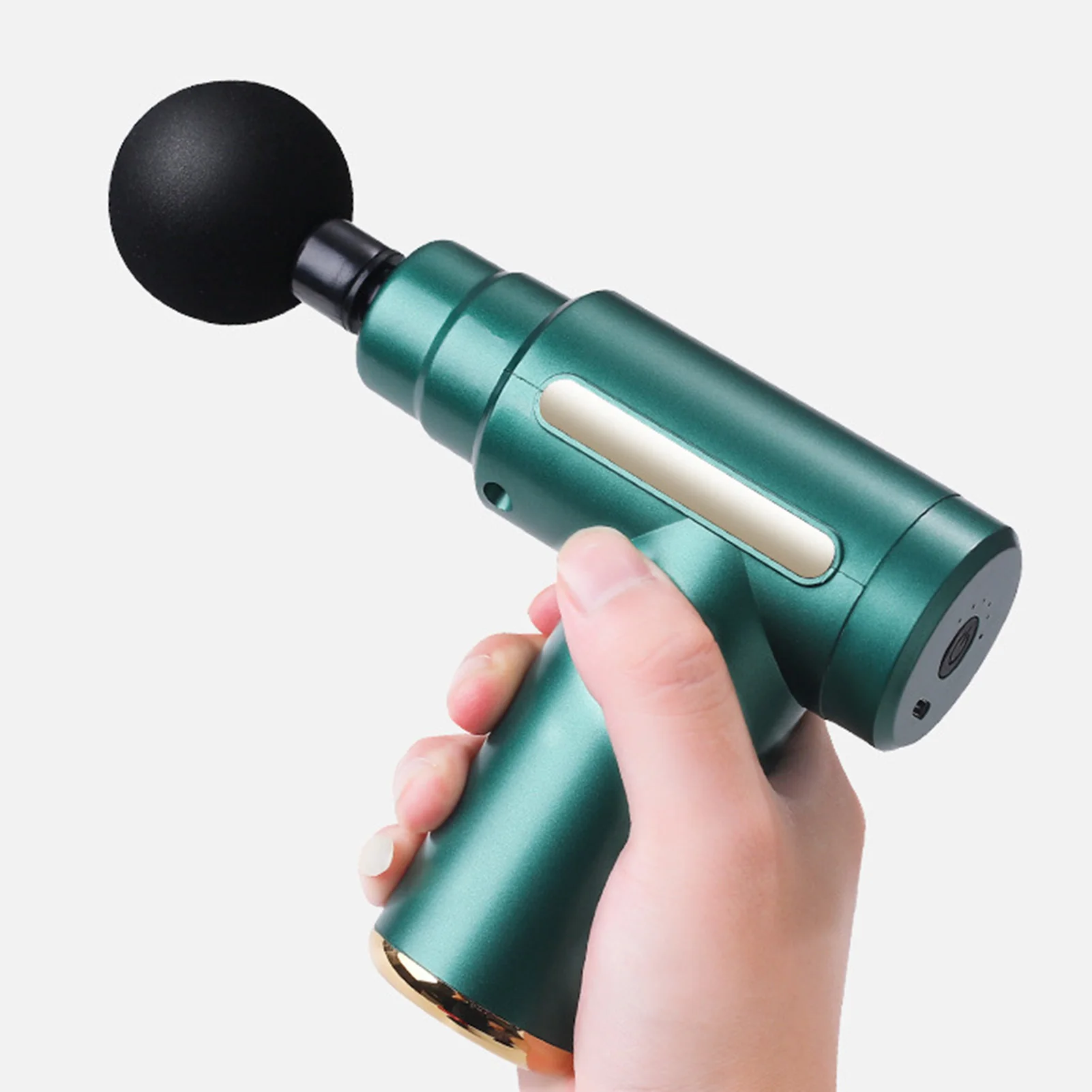 Mini Fascia Massage Gun Powerful Mini Deep Tissue Massage Gun for Muscle Recovery & Pain Relief with 4 Attachments