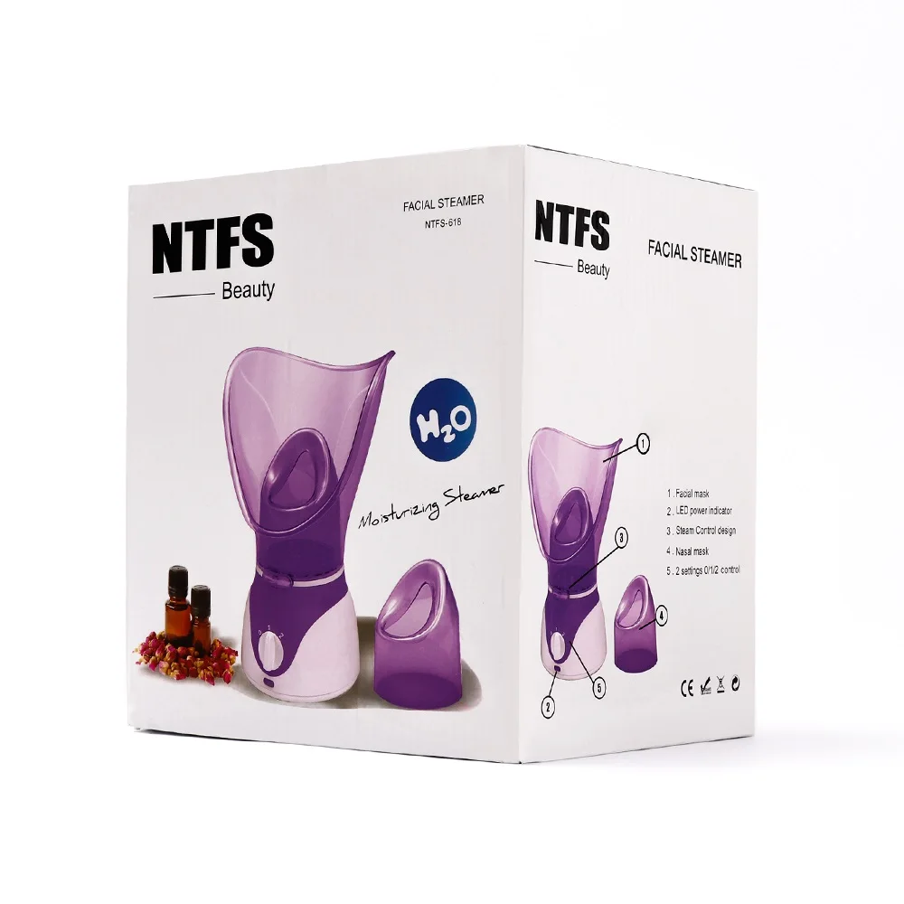 50ML Facial Steamer Nano Steamer Hot Sprayer Face Humidifier Skin Moisturizing Pores Cleansing Skin Deep Hydration Control Oil