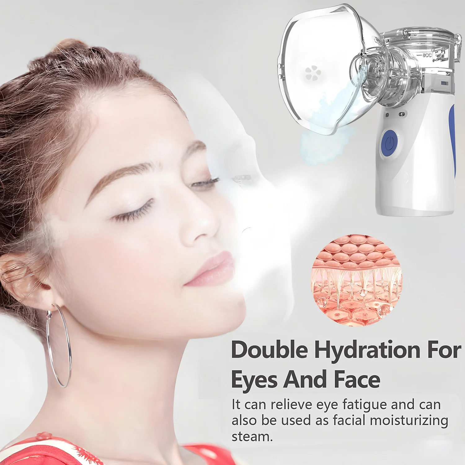 Mist Facial Nano Sprayer Humidifier Nebulizer Face Steamer Moisturizing Face Hydrating Skin Care Tools Moisturizing