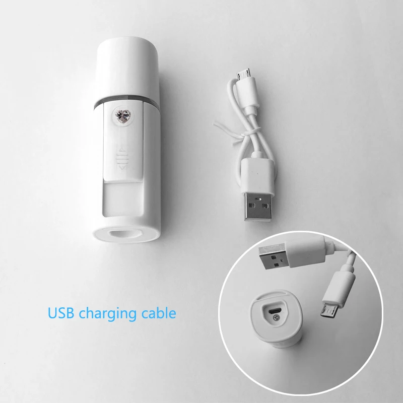 Mini Face Steamer Nano Mister USB Rechargeable Facial Sprayer Beauty Sauna Hydrating Portable Ultrasonic Humidifier Skin Care