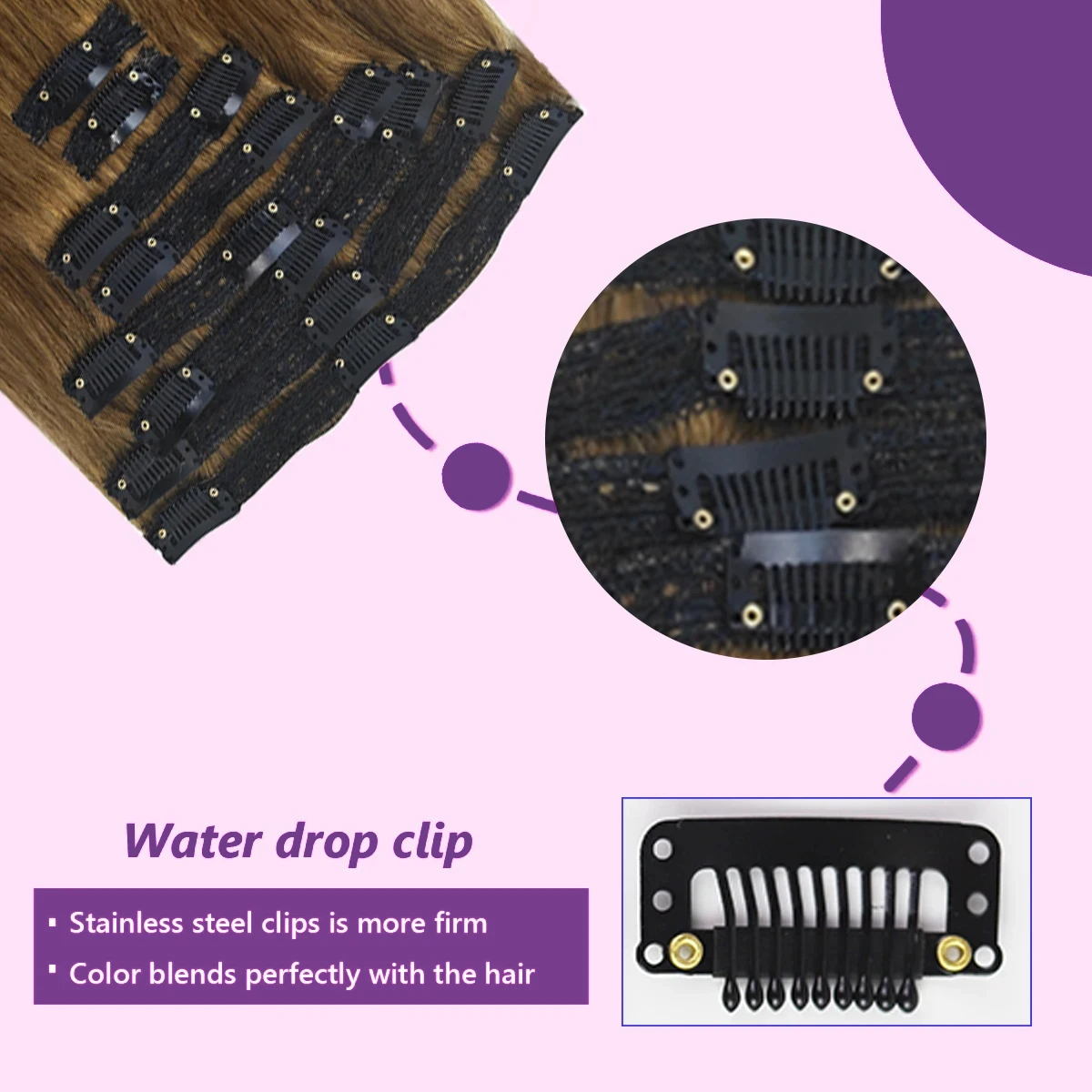 Light Brown Hair Extensions Clip In Human Hair 120G 8Pcs Clip In Human Hair Extensions Straight #6 Chestnut Brown Hair Extension Light Brown Hair Extensions Clip In Human Hair 120G 8Pcs Clip In Human Hair Extensions Straight #6 Chestnut Brown Hair Extension