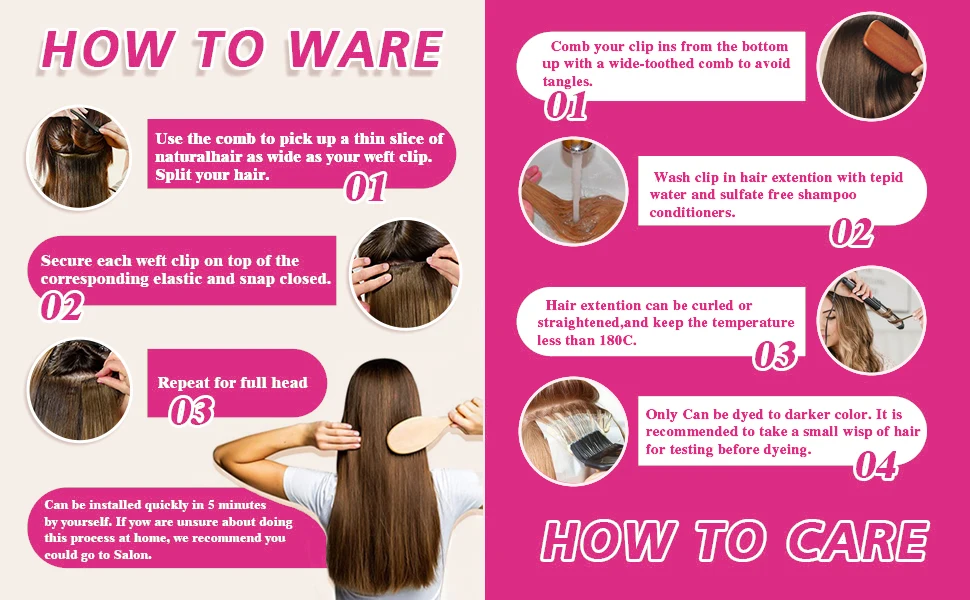 Clip Ins Straight Seamless Brazilian Human Hair Extensions Natural Color Invisible Clip In Hair Extension 16-26 Inches For Women Clip Ins Straight Seamless Brazilian Human Hair Extensions Natural Color Invisible Clip In Hair Extension 16-26 Inches For Women