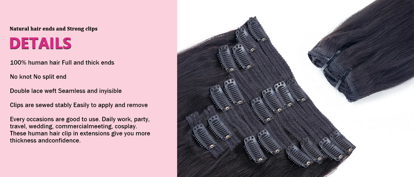 8Pcs Clip Ins 4/27 Highlight Color Straight Clip In Human Hair Extensions Brazilian Human Hair Clip In Hair Extensions 120G/Pack 8Pcs Clip Ins 4/27 Highlight Color Straight Clip In Human Hair Extensions Brazilian Human Hair Clip In Hair Extensions 120G/Pack