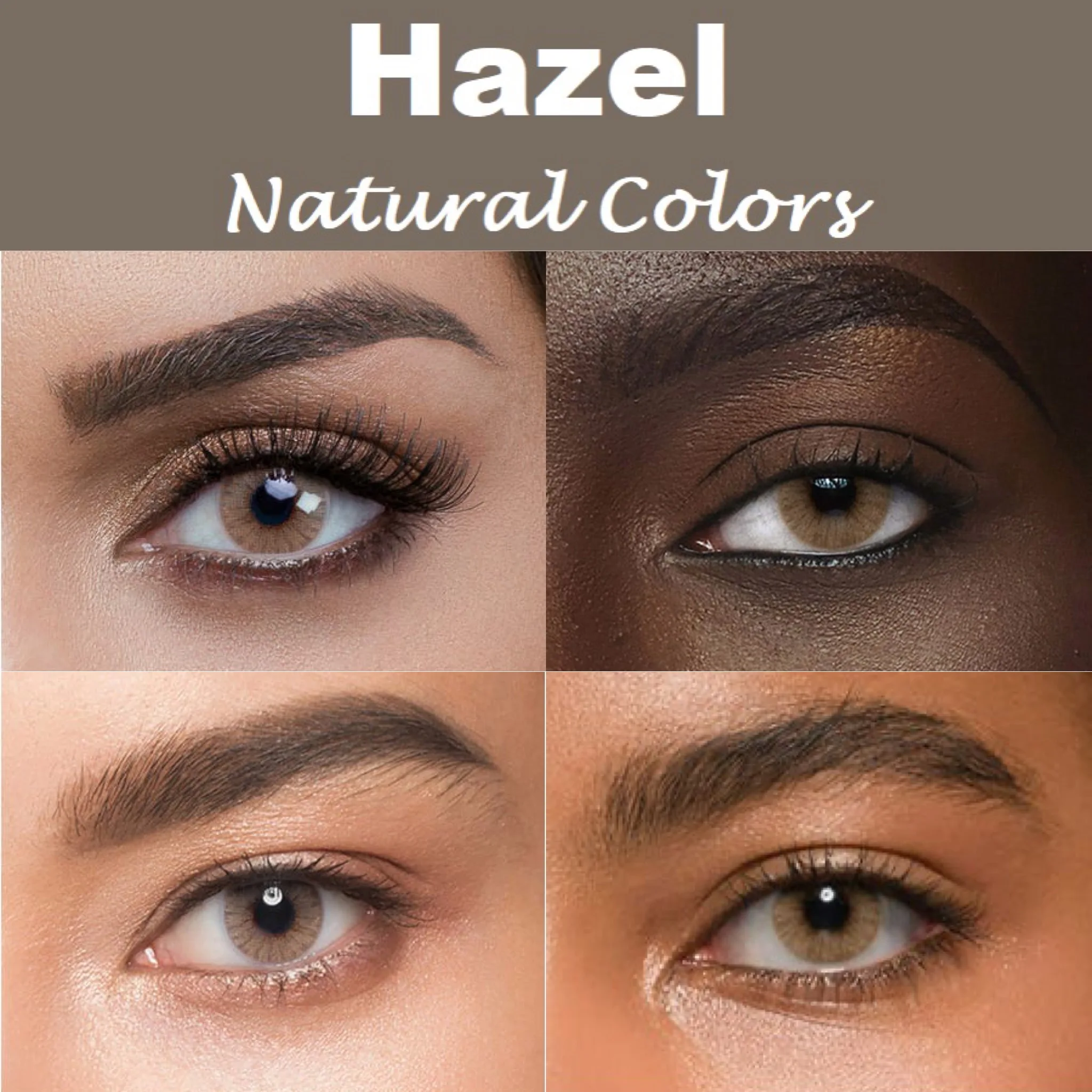 VISUASHOW Aurora Color Contact Lenses Prescription Colored Contacts 1Pair Natural Cosmetic Eye Lenses for Makeup Coloured Lens