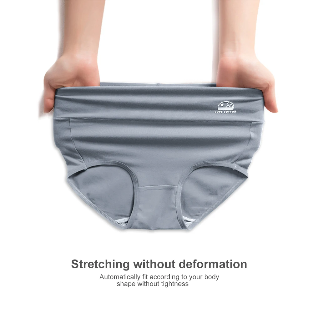 5 Pack Women's Cotton High Waisted Underwear - Tummy Control & Butt Lift, Graphene Antibacterial, Breathable Comfort, No Ride Up