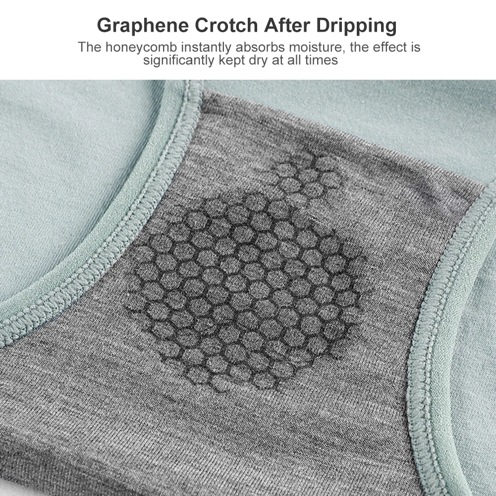 5 Pack Women's Cotton High Waisted Underwear - Tummy Control & Butt Lift, Graphene Antibacterial, Breathable Comfort, No Ride Up