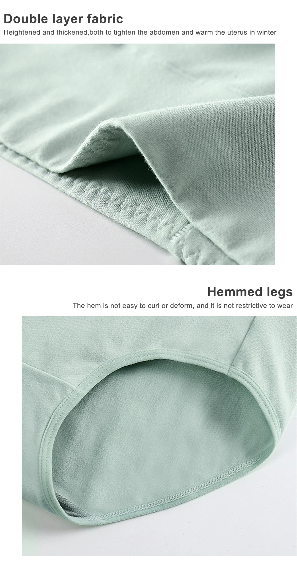 5 Pack Women's Cotton High Waisted Underwear - Tummy Control & Butt Lift, Graphene Antibacterial, Breathable Comfort, No Ride Up