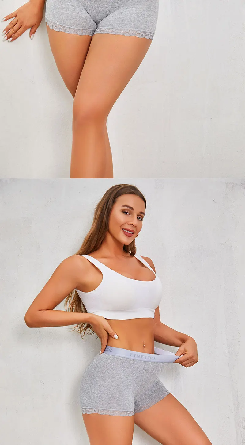 3Pcs Women's Lace Panties Cotton boxer briefs Seamless Sports Boxers Underwear Female Briefs Lingerie Intimate Underpant S-XXL 3Pcs Women's Lace Panties Cotton boxer briefs Seamless Sports Boxers Underwear Female Briefs Lingerie Intimate Underpant S-XXL