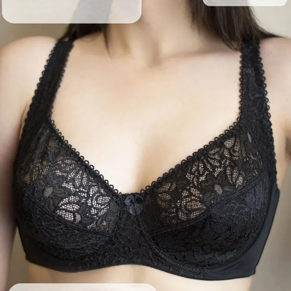 Bras For Women Lace Modern Ladies Plus Size Brassiere Underwear Sexy Lingerie BH Tops C D DD E F Cup
