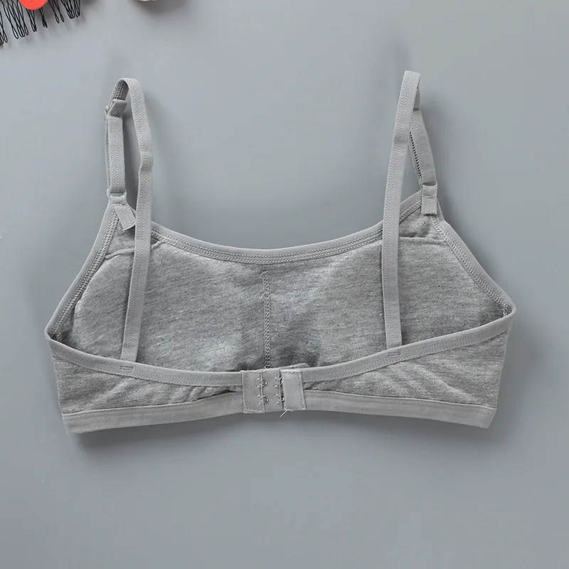8-16 Years Cotton Girls Training Bra Adolescente Girl's Sport Bras Teen Girl Underwear Push Up Teens Bras With Chest Pad KF027