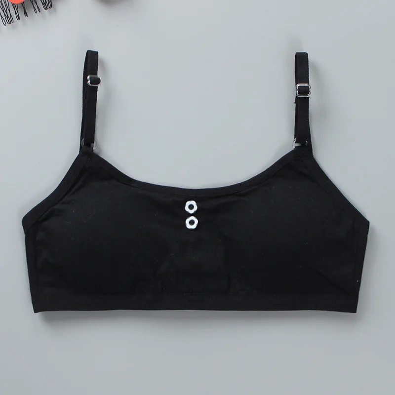 8-16 Years Cotton Girls Training Bra Adolescente Girl's Sport Bras Teen Girl Underwear Push Up Teens Bras With Chest Pad KF027