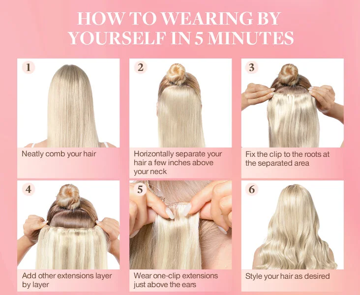 8Pcs Clip In Hair Extensions 100% Human Hair P8/613 Color Brown Highlight Blonde For Women Daily Use Real Hair Natural Black 4# 8Pcs Clip In Hair Extensions 100% Human Hair P8/613 Color Brown Highlight Blonde For Women Daily Use Real Hair Natural Black 4#