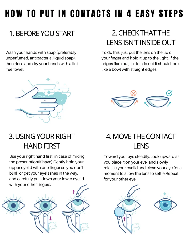 EYESHARE 10Pcs=5Pair Color Contact Lenses for 1 Day Daily Lens Blue Contacts Daily Disposable High Wearing Comfort Brown Lenses