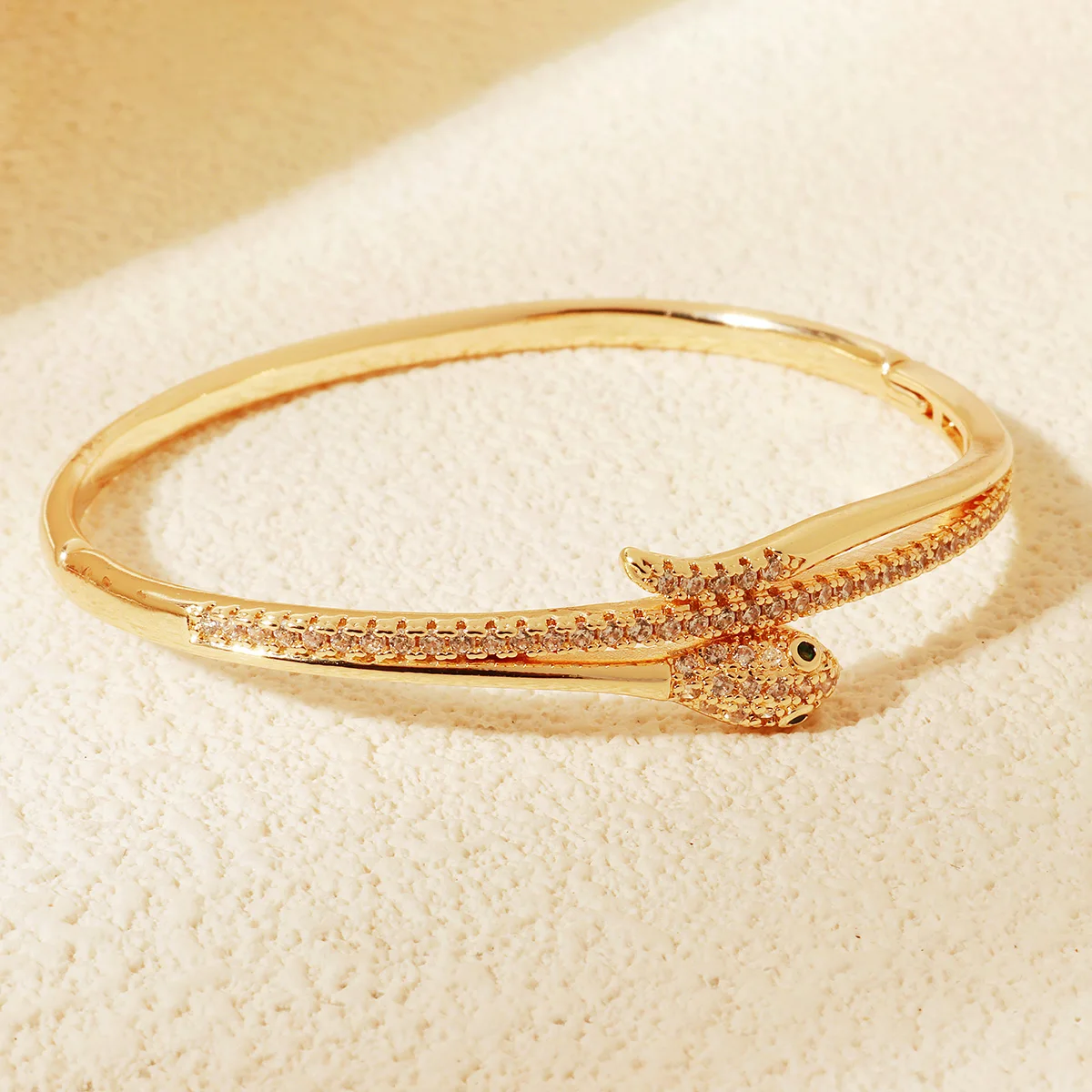 Golden Snake Nail Women's Bracelets European and American Stainless Steel Fashion Bangle Daily Jewelry Bracelet