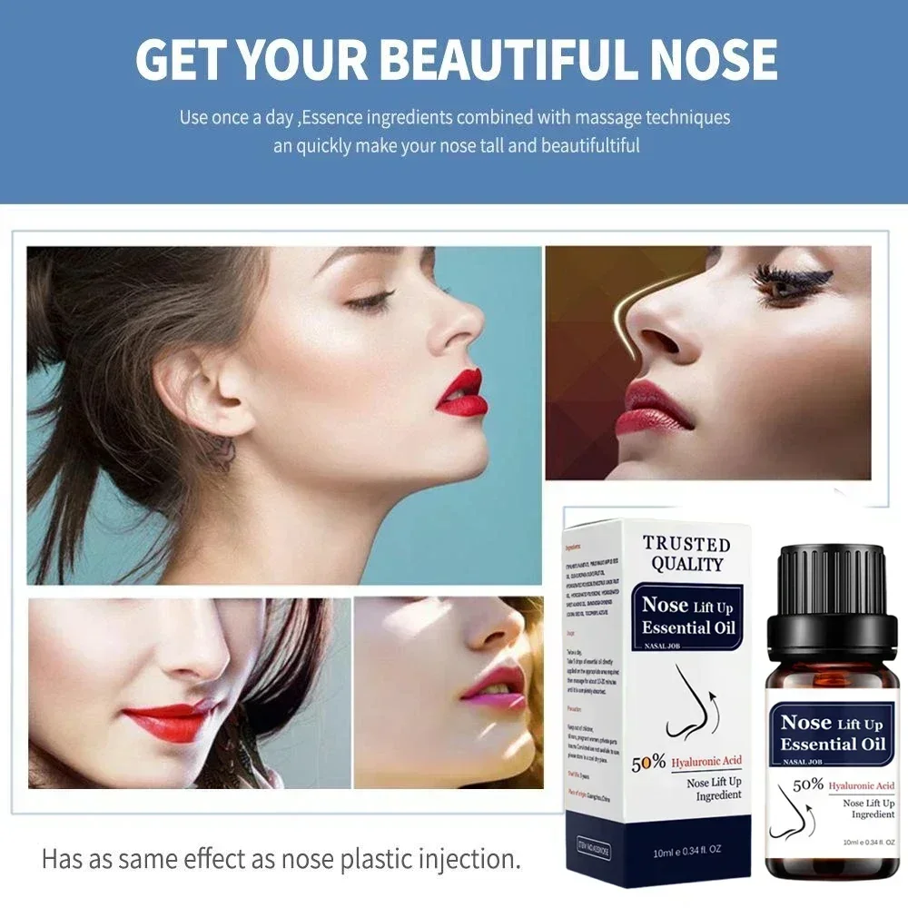 Nose Lift Up Essential Oil Shaping Nasal Bone Remodeling Natural Care Thin Small Nose Up High Heighten Rhinoplasty Rhinoplasty