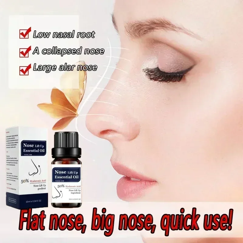 Nose Lift Up Essential Oil Shaping Nasal Bone Remodeling Natural Care Thin Small Nose Up High Heighten Rhinoplasty Rhinoplasty
