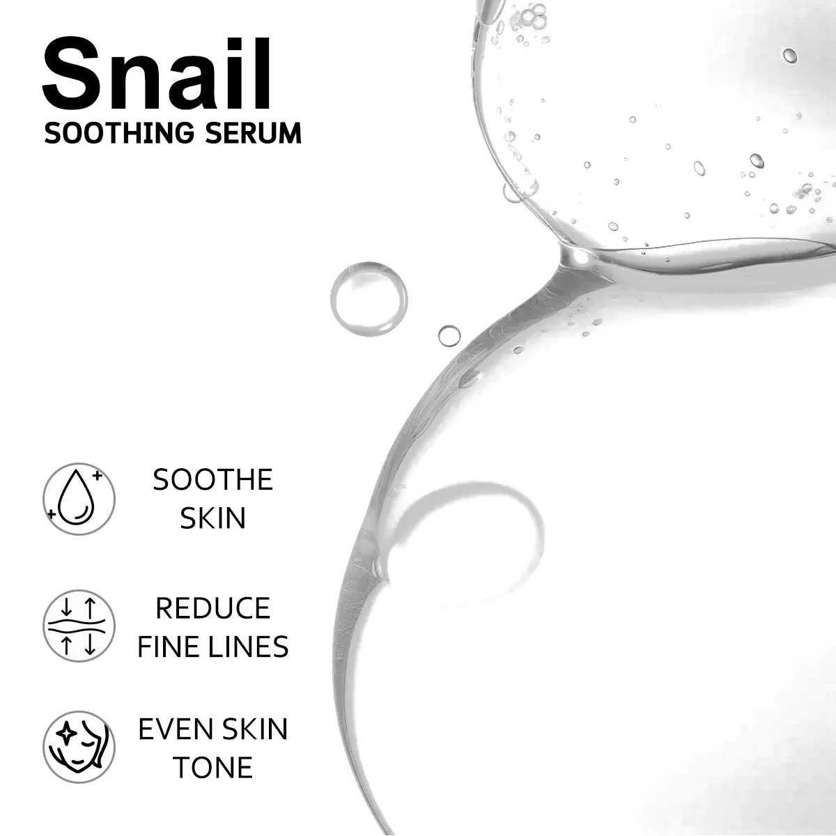 100ml 92% Snail Soothing Facial Essence Multi in One Skin Care Hydrating and Moisturizing Face Serum 100ml 92% Snail Soothing Facial Essence Multi in One Skin Care Hydrating and Moisturizing Face Serum