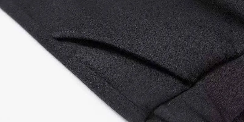 Lucyever New Winter Women's Long Woolen Skirt Elegant High Waist Wool A Line Skirts Female Casual Thick Warm Pocket Maxi Skirts