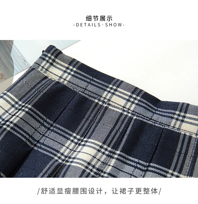 Plaid Women Mini Skirt Summer A-Line Female Pleated Casual High Waist Women Girls Short Streetwear Student Skirts