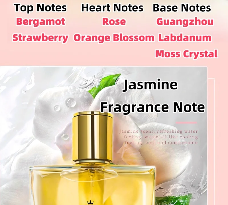 New 50ml Perfume For Women Perfume Long-Lasting Fragrance Light Fresh Scent Fragrance Unique Niche Everyday Elegance Perfume
