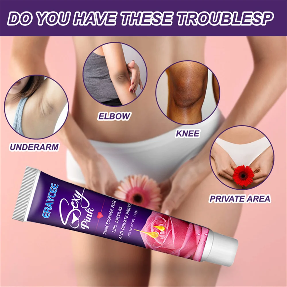 Brightening Cream For Intimate Parts Body Knees Remove Dull Pigments Brighten Serum Elbows Knuckles Lightening Skin Care Product