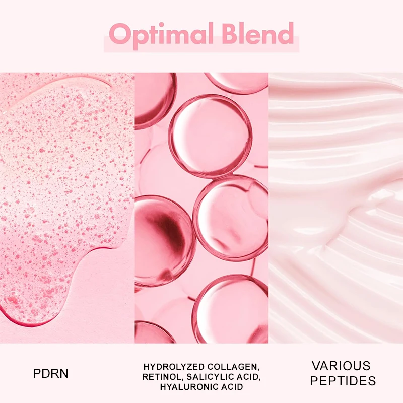 Complex Peptide Acne Serum PDRN Collagen Shrink Pores Fade Melanin Smooth Brightening Skin Korean Skincare Products