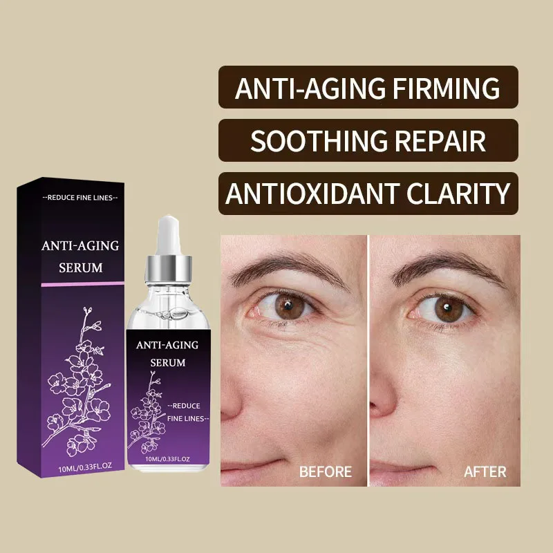 Premium Anti-Wrinkle Hyaluronic Acid Serum - Reduces Fine Lines Deep Hydration Firms Skin Fast Absorption Non-Greasy