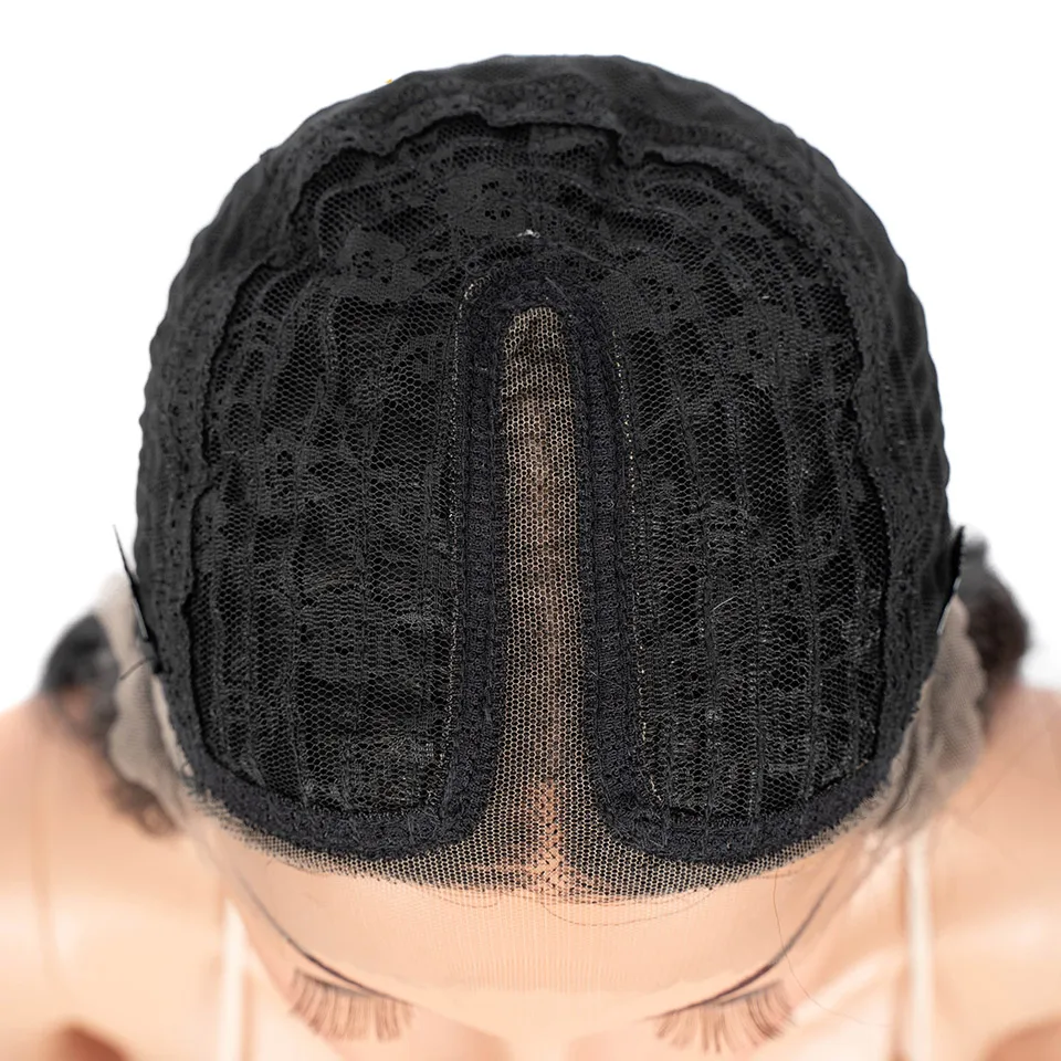 30 Inch Loose Wave Baby Hair Synthetic Lace Wigs Cosplay Ombre Blonde Brown Deep Wave Long Wavy Synthetic Wigs For Black Women