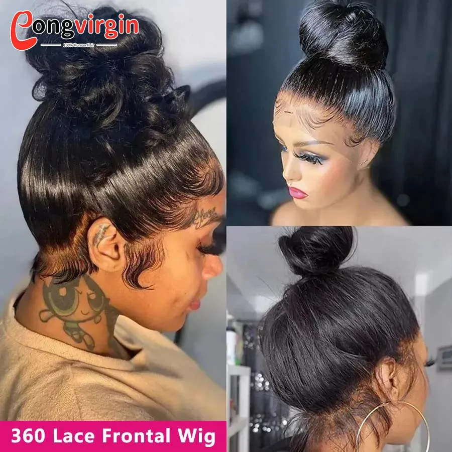 5x5 Glueless Wig Human Hair Ready To Wear Pre-Cut Lace Wear And Go Glueless Wigs Straight Lace Front Human Hair Wig For Women 5x5 Glueless Wig Human Hair Ready To Wear Pre-Cut Lace Wear And Go Glueless Wigs Straight Lace Front Human Hair Wig For Women