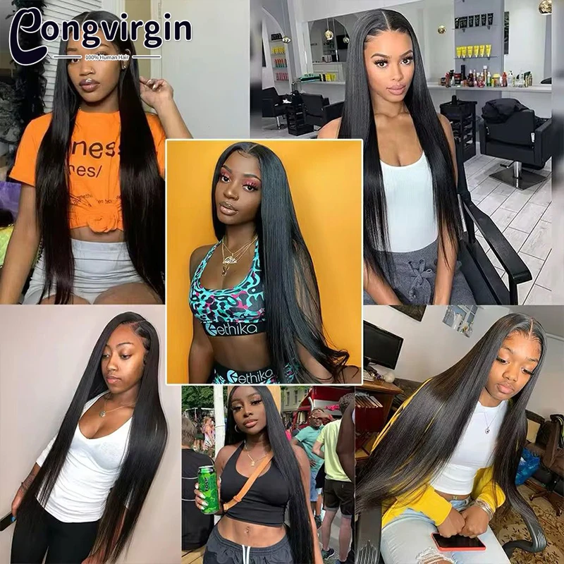 5x5 Glueless Wig Human Hair Ready To Wear Pre-Cut Lace Wear And Go Glueless Wigs Straight Lace Front Human Hair Wig For Women 5x5 Glueless Wig Human Hair Ready To Wear Pre-Cut Lace Wear And Go Glueless Wigs Straight Lace Front Human Hair Wig For Women