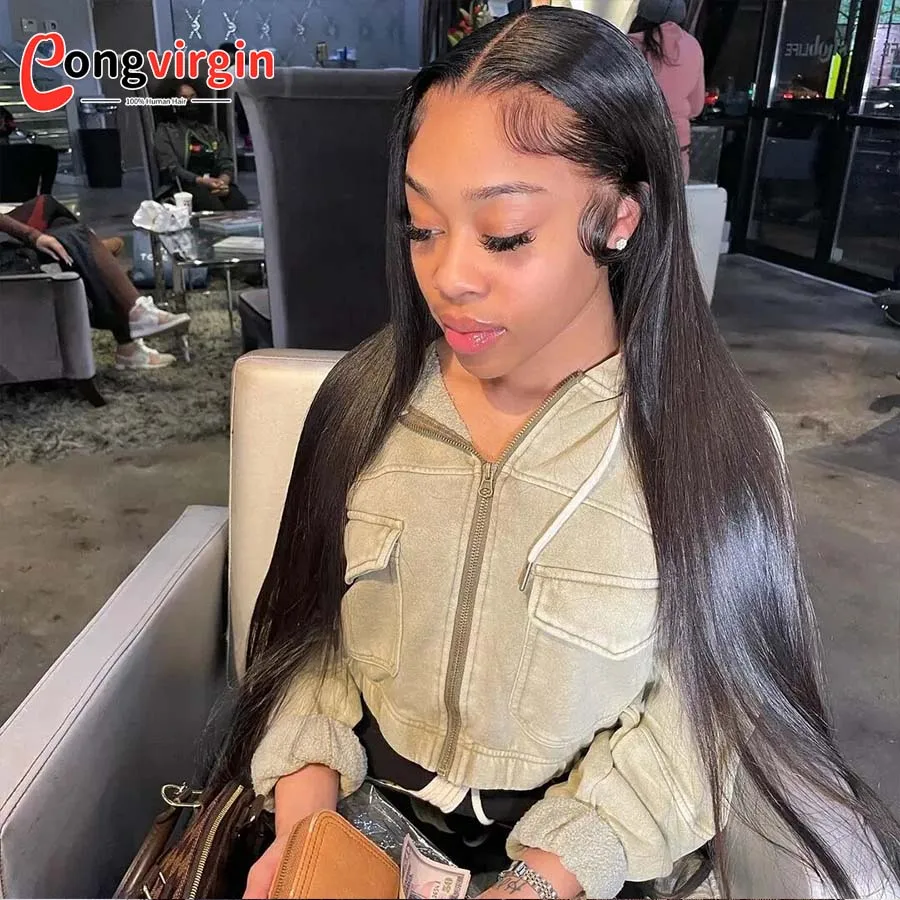 5x5 Glueless Wig Human Hair Ready To Wear Pre-Cut Lace Wear And Go Glueless Wigs Straight Lace Front Human Hair Wig For Women 5x5 Glueless Wig Human Hair Ready To Wear Pre-Cut Lace Wear And Go Glueless Wigs Straight Lace Front Human Hair Wig For Women