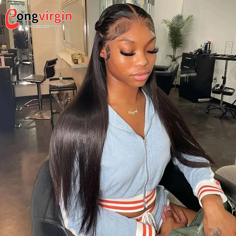 5x5 Glueless Wig Human Hair Ready To Wear Pre-Cut Lace Wear And Go Glueless Wigs Straight Lace Front Human Hair Wig For Women 5x5 Glueless Wig Human Hair Ready To Wear Pre-Cut Lace Wear And Go Glueless Wigs Straight Lace Front Human Hair Wig For Women