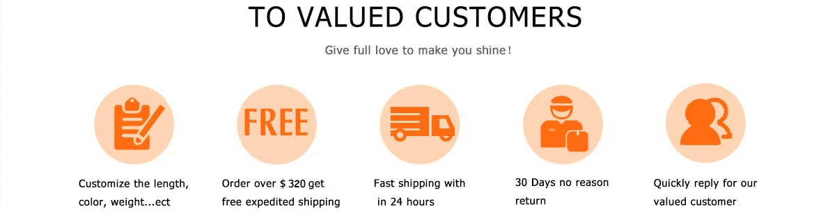 Full Shine Human Hair Extensions Clip in Hair Extensions Human Hair 7PCS 105G Double Weft Hair Extensions Human Hair For Woman