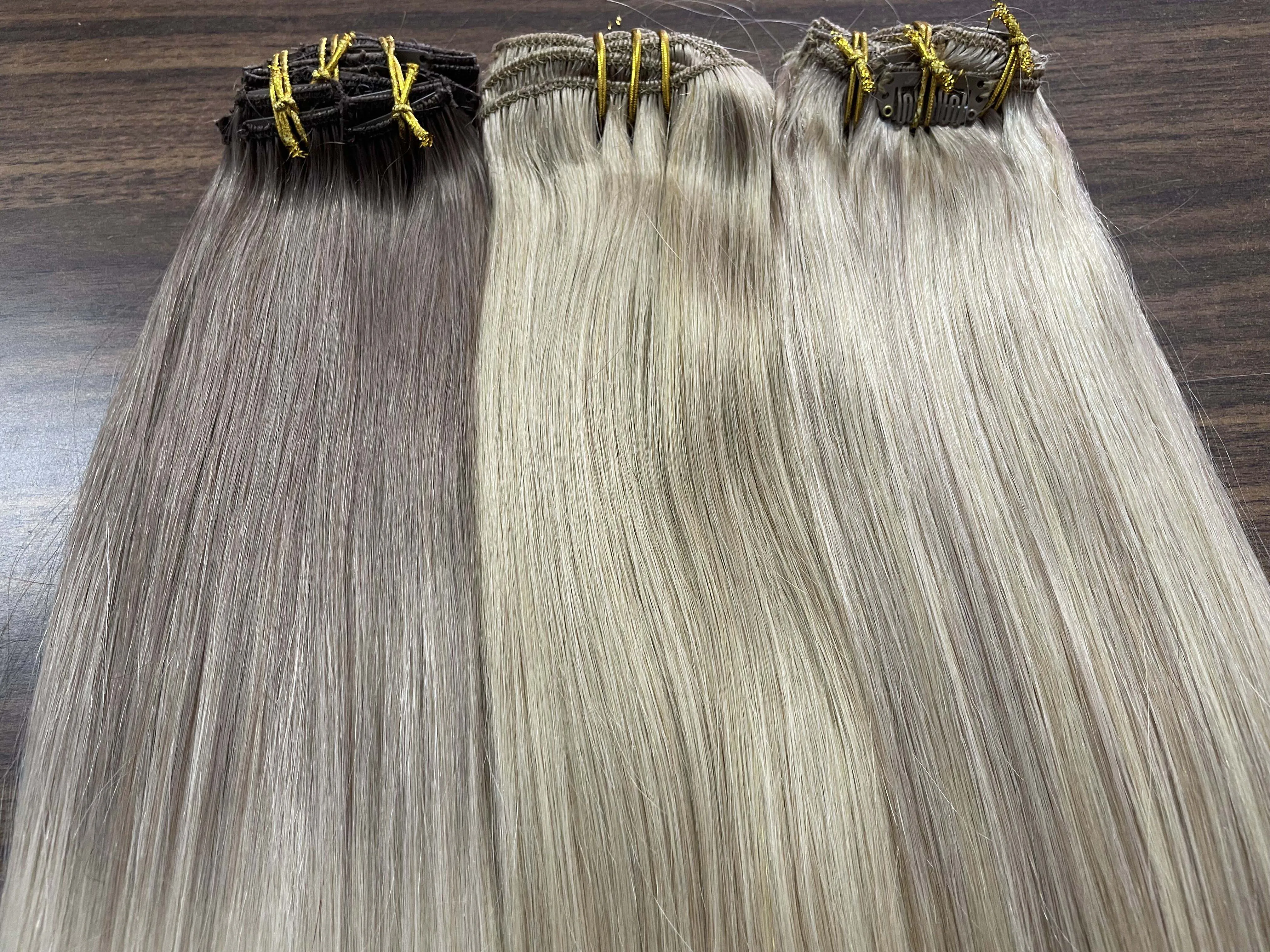 Full Shine 7pcs 120g Clip in Hair Extensions Human Hair Double Weft Remy Extension Hair For Woman Full Shine 7pcs 120g Clip in Hair Extensions Human Hair Double Weft Remy Extension Hair For Woman