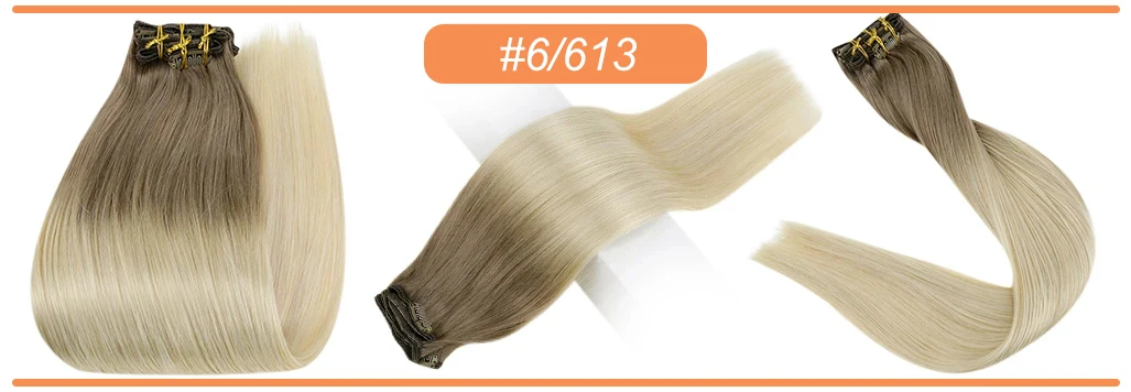 Full Shine 7pcs 120g Clip in Hair Extensions Human Hair Double Weft Remy Extension Hair For Woman Full Shine 7pcs 120g Clip in Hair Extensions Human Hair Double Weft Remy Extension Hair For Woman