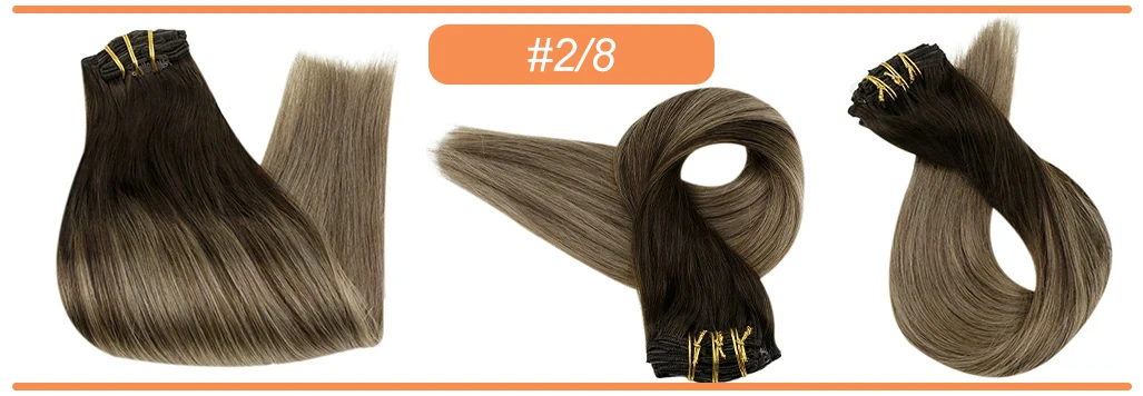 Full Shine 7pcs 120g Clip in Hair Extensions Human Hair Double Weft Remy Extension Hair For Woman Full Shine 7pcs 120g Clip in Hair Extensions Human Hair Double Weft Remy Extension Hair For Woman