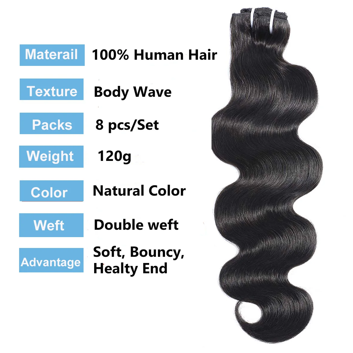 Body Wave Clip in Hair Extensions Real Human Hair Clip ins 100% Brazilian Hair Seamless Clip in Hair For Women 120 Gram Body Wave Clip in Hair Extensions Real Human Hair Clip ins 100% Brazilian Hair Seamless Clip in Hair For Women 120 Gram