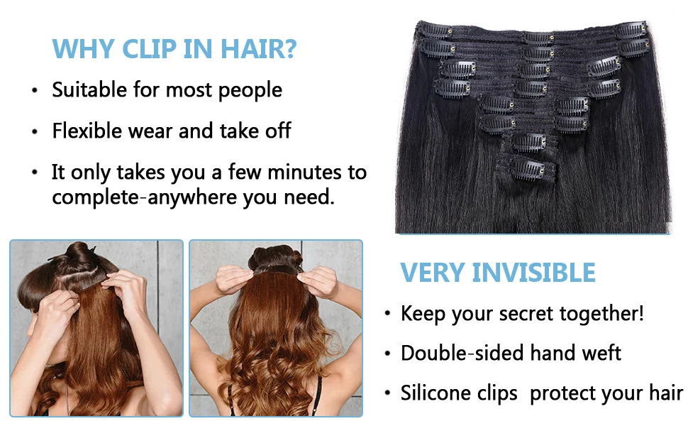 Body Wave Clip in Hair Extensions Real Human Hair Clip ins 100% Brazilian Hair Seamless Clip in Hair For Women 120 Gram Body Wave Clip in Hair Extensions Real Human Hair Clip ins 100% Brazilian Hair Seamless Clip in Hair For Women 120 Gram