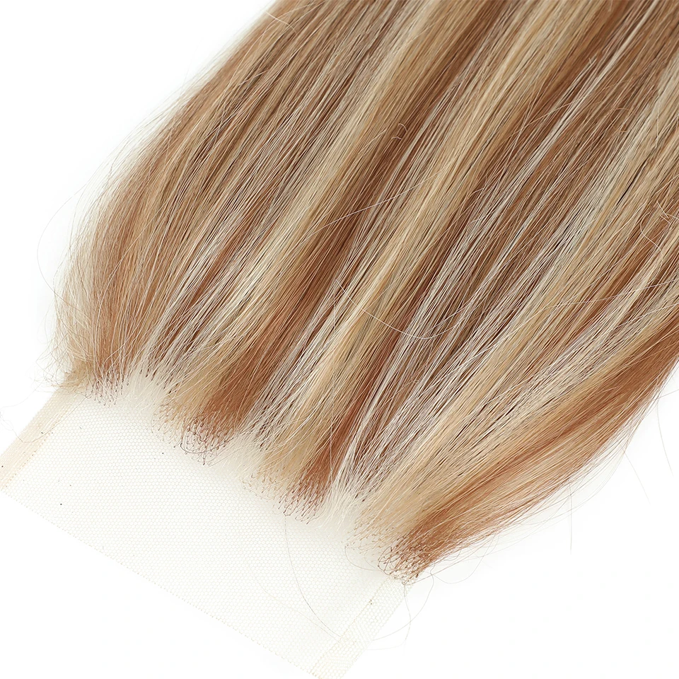 Magicae 4X4 Lace Closure Straight 22Inches Blond 27/613 Highlight Synthetic Heat Resistant Pre-Plucked Transparent Lace Hair Magicae 4X4 Lace Closure Straight 22Inches Blond 27/613 Highlight Synthetic Heat Resistant Pre-Plucked Transparent Lace Hair