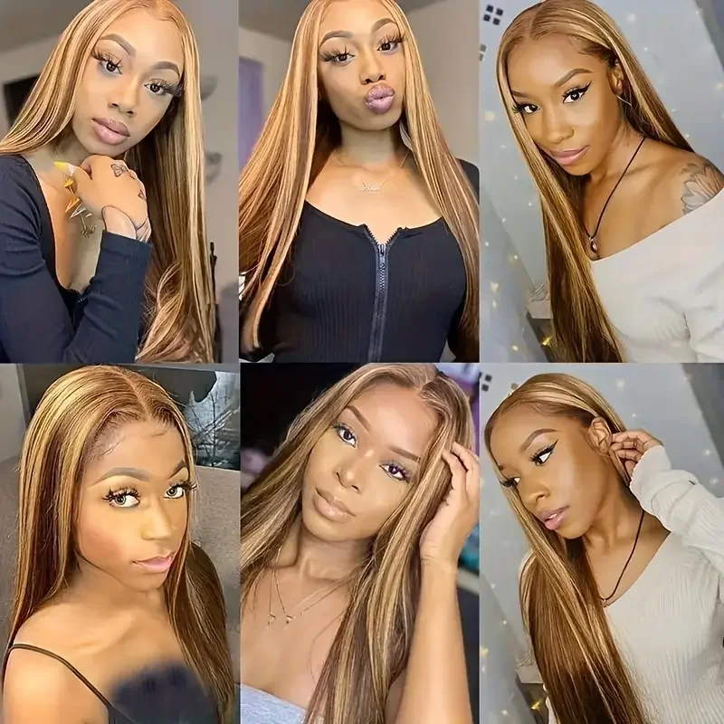 Clip in Hair Extensions 100% Unprocessed Straight Human Hair Piano color 4/27 Clip 8pcs 120g Double Weft Human Hair For Woman Clip in Hair Extensions 100% Unprocessed Straight Human Hair Piano color 4/27 Clip 8pcs 120g Double Weft Human Hair For Woman