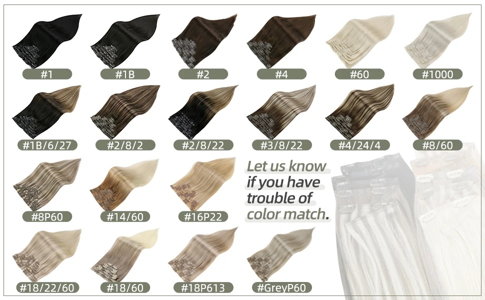 Full Shine Seamless Clip On Natural Human Hair Extension 8Pcs100g PU Clip Ombre Blond Color Skin Weft  Machine Remy For Women