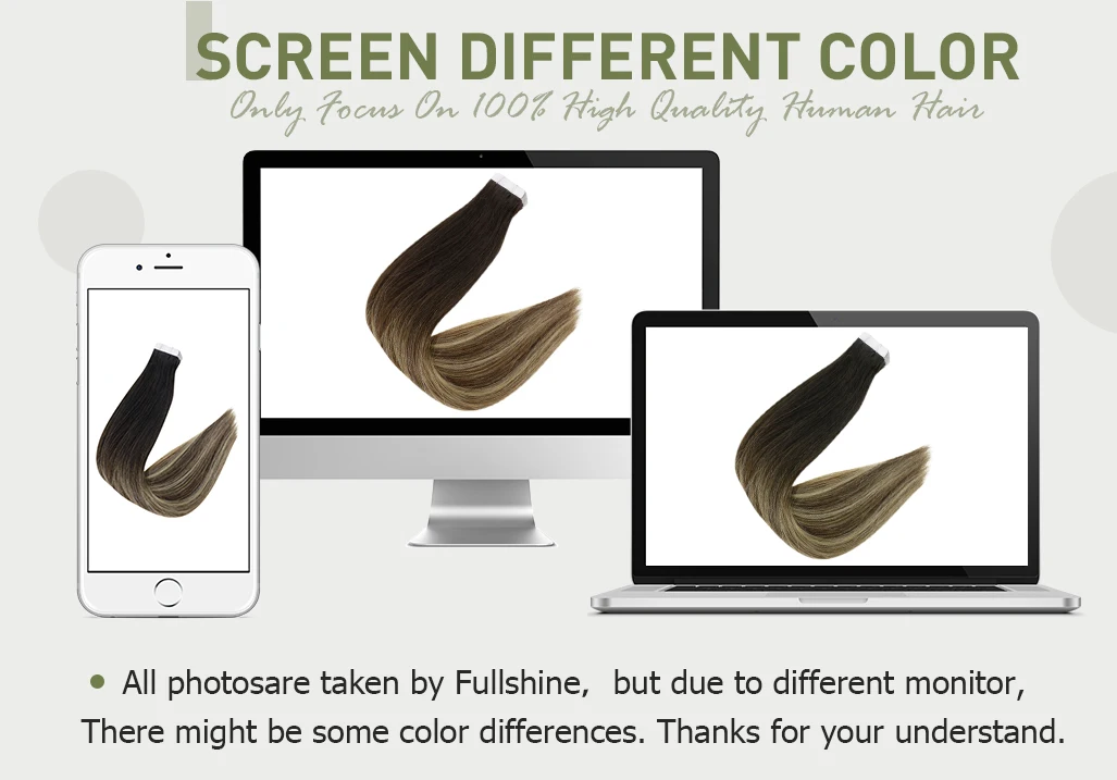 Full Shine Seamless Clip On Natural Human Hair Extension 8Pcs100g PU Clip Ombre Blond Color Skin Weft  Machine Remy For Women