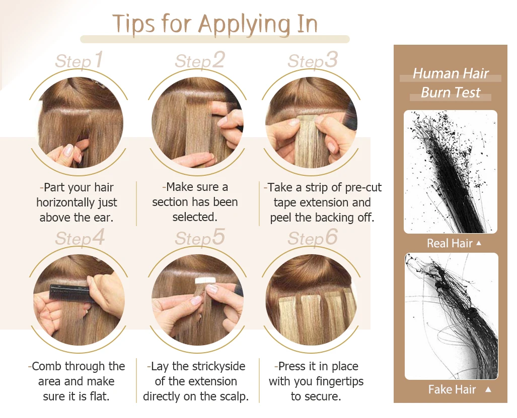 Full Shine Natural Hair Tape in Extensions 100% Remy Human Hair Ombre 40pcs 100g Balayage Seamless Blonde Glue On Hair For Woman