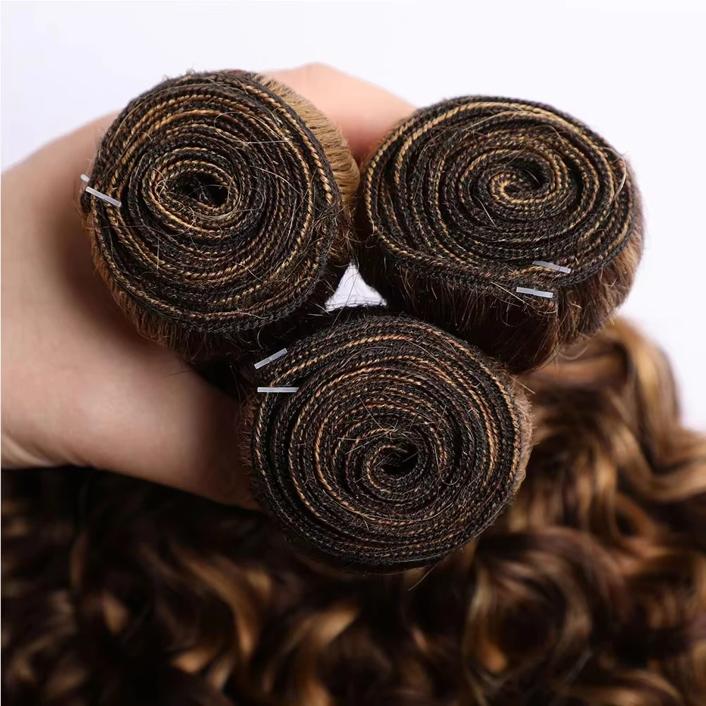 4/27 Color Deep Wave Human Hair Bundles 100% Raw Human Hair Highlight Hair Weaving 1/3/4 Bundles Deals For Women Hair Extensions 4/27 Color Deep Wave Human Hair Bundles 100% Raw Human Hair Highlight Hair Weaving 1/3/4 Bundles Deals For Women Hair Extensions